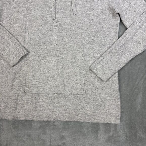 PureJill Women's Gray Sweater Hoodie Long Pullover Size Medium - Picture 6 of 9